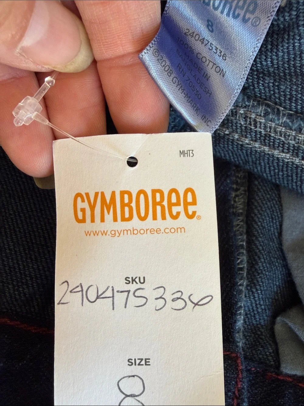 NWT Gymboree Navy Wide Leg Kids Jeans